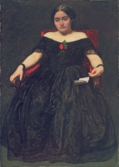 Vandrende tanker, ca. 1855 (olie på lærred) af John Everett Millais