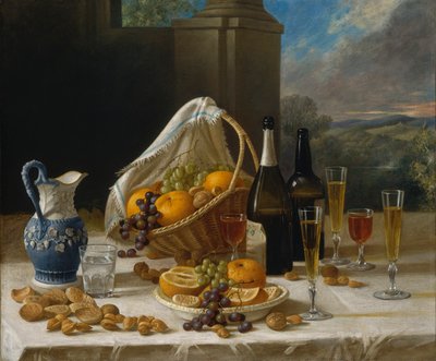 Stilleben til frokost af John F. Francis