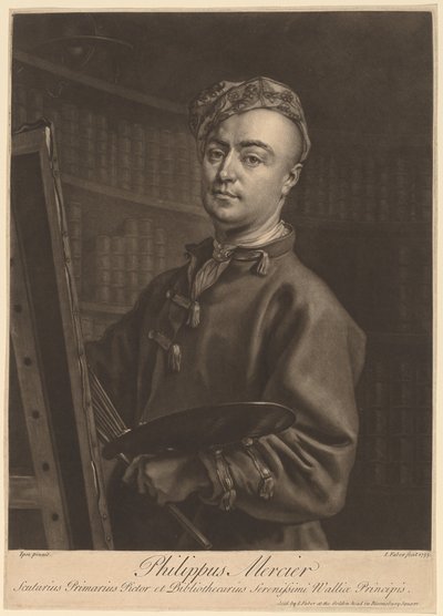 Philip Mercier af John Faber II after Philip Mercier