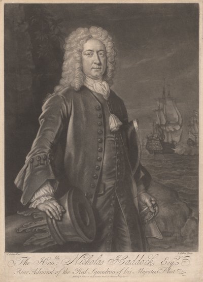 Den ærede Nicholas Haddock, Esq. af John Faber the younger