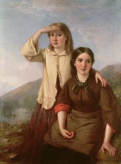 Lader koen ind i kornet, 1868 af John Faed