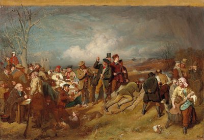 Wappenshaw: A Shooting Match, af John Faed