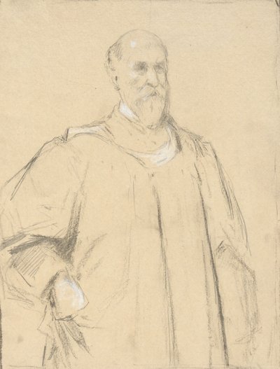Dommer Wayland, studerer til et maleri på Yale af John Ferguson Weir