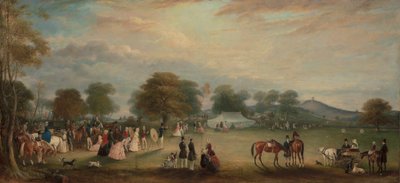 Bueskydningsmøde i Bradgate Park, Leicestershire af John Ferneley