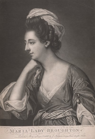 Maria, Lady Bronghon (d. 1785) af John Finlayson