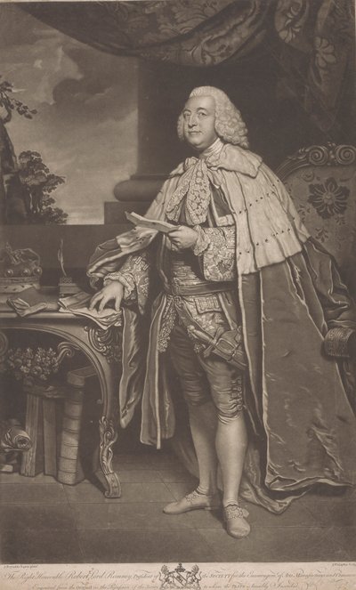Robert Marsham, 2. baron Romney af John Finlayson