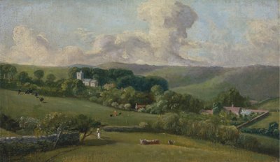 Osmington: Udsigt til landsbyen af John Fisher