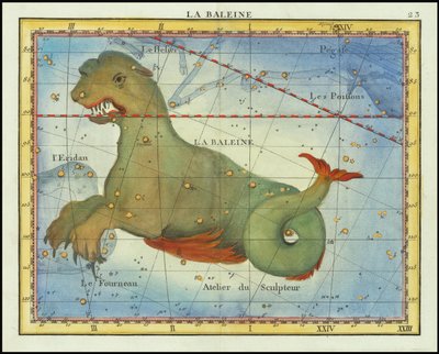 1776 - John Flamsteed - La Baleine (Cetus) af John Flamsteed