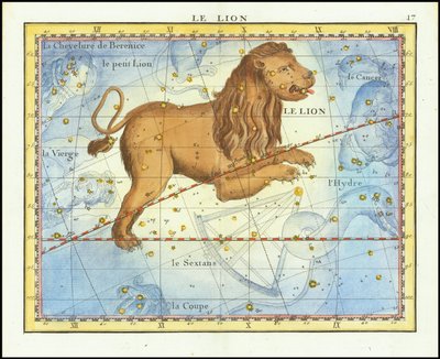 1776 - John Flamsteed - Le Lion (Leo) af John Flamsteed