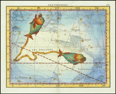 1776 - John Flamsteed - Les Poissons (Fiskene) af John Flamsteed