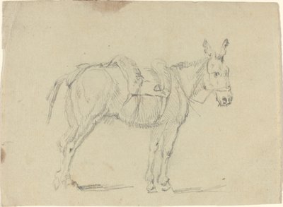 Æsel, der strækker et bagben af John Flaxman