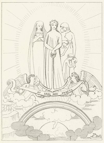 Tro, håb og næstekærlighed af John Flaxman