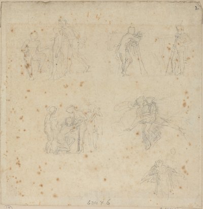 Figurstudier af John Flaxman