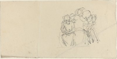 Gruppe af figurer omkring siddende figur af John Flaxman