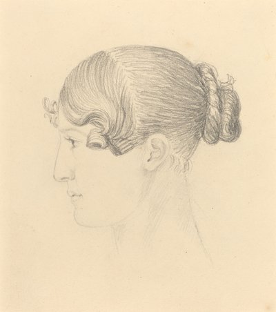 Head of a Woman (Theresa Turner?) af John Flaxman