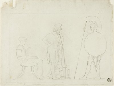 Hector Chiding Paris af John Flaxman