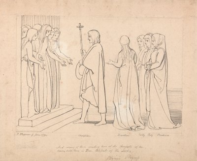 Illustration til Pilgrims Fremgang af John Flaxman