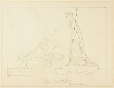 Juno får solen til at gå ned af John Flaxman