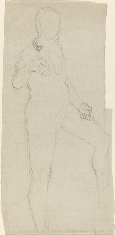Mandsfigur i moderne kjole af John Flaxman