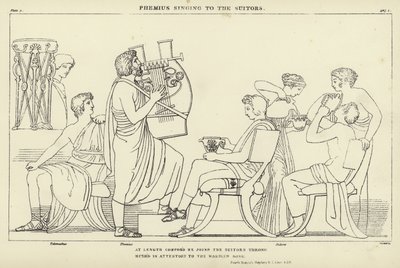 Phomius synger for friherrerne af John Flaxman