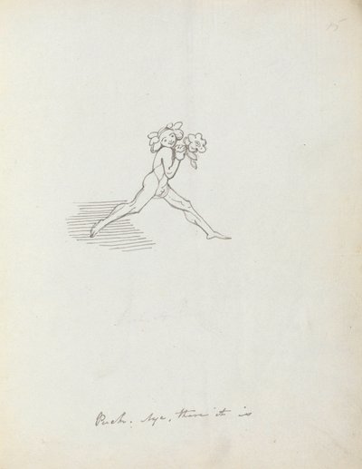 Puck. Ja der er det, 1783 (pen, blæk og vask på papir) af John Flaxman