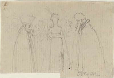 Studieark [recto and verso] af John Flaxman