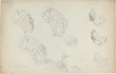 Studieark [recto and verso] af John Flaxman
