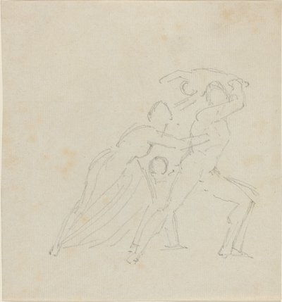 Studie til "The Fury of Athamas" af John Flaxman