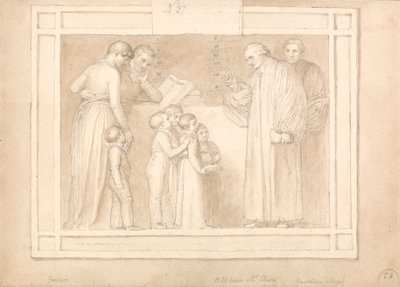 Studie til et monument til pastor John Clowes af John Flaxman