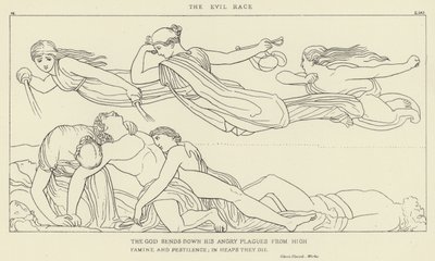 Den Onde Race af John Flaxman