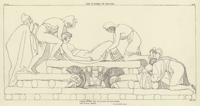 Hectors begravelse af John Flaxman