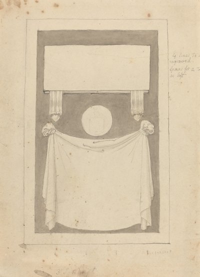 Tre indskriftsfelter af John Flaxman
