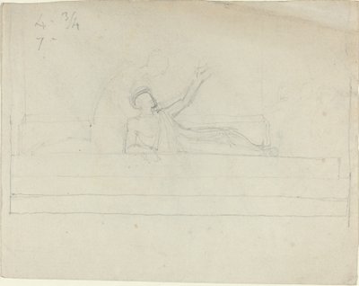To græske klassiske figurer af John Flaxman