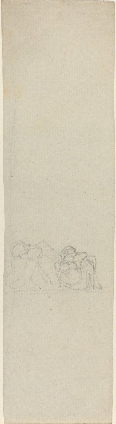To sammenkrøbte figurer af John Flaxman