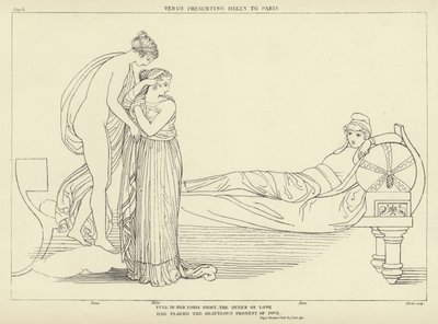 Venus præsenterer Helen til Paris af John Flaxman