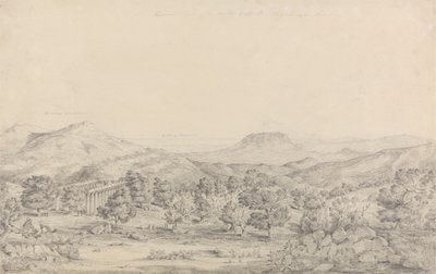 Generel udsigt over Apollo Epicurius-templet i Bassae, Figaleia af John Foster