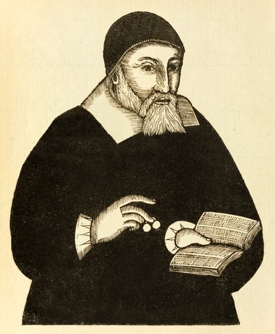 Richard Mather, først i rækken af New England puritanske præster og leder af New England Congregationalism af John Foster