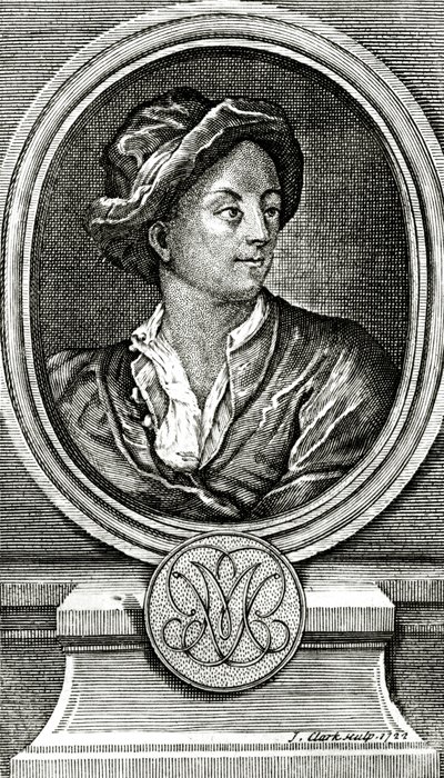 Matthew Prior, graveret af J. Clark, 1722 af John Francis Rigaud