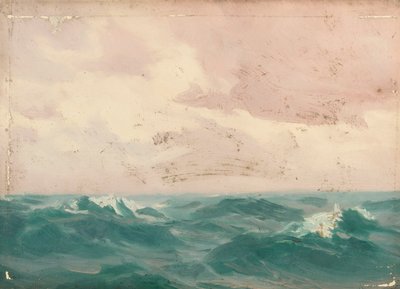 Seascape, ca. 1900 (olie på lærred) af John Fraser