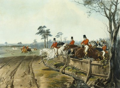 Full Cry, graveret af Huffman og Mackrill (farvet gravering) af John Frederick Herring Snr