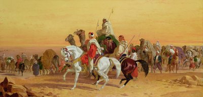 En arabisk campingvogn af John Frederick Herring Senior