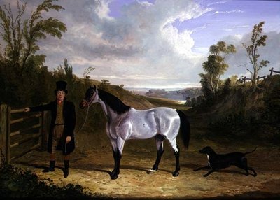 Benjamin Smiths brudgom Leslie, med yndlingsjægeren 