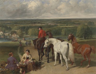 Udøvelse af de kongelige heste, 1847-55 af John Frederick Herring Senior