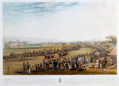 Særpræmie på 5000 francs til Chantilly i 1841 Tryk af John Frederick Herring (1795-1865) (ec.engl.) 1841 Privat samling af John Frederick Herring Senior