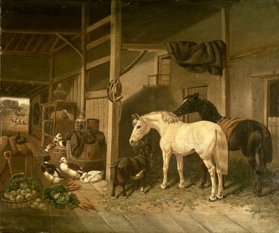 Stabilt interiør af John Frederick Herring Senior