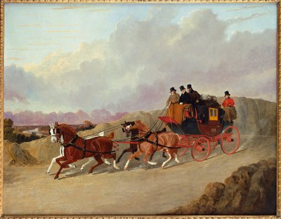 Edinburgh til London Royal Mail Coach af John Frederick Herring Senior