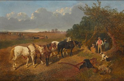 At hvile holdet (olie på lærred) af John Frederick Jr. Herring