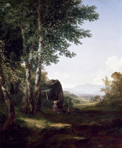 Udsigt over Mansfield Mountain, 1849 af John Frederick Kensett
