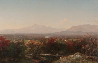En oktoberdag i de hvide bjerge, 1854 af John Frederick Kensett
