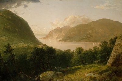 Hudson River Scene, 1857. af John Frederick Kensett